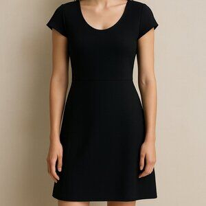Carven Structured Black Dress Sz XL